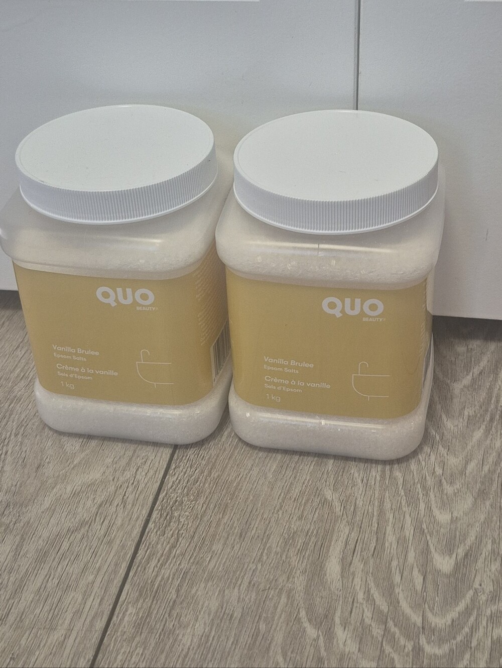 2kg Quo Beauty Vanilla Brulee Epsom Salts